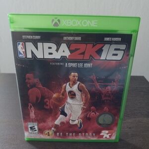 2015 NBA 2K16 Xbox One Complete W/Manual